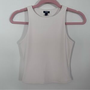 Express Body Contour High Compression High Neck Cropped Tank - XS